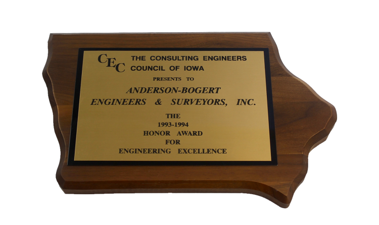1994 CEC Honor Award for Engineering Excellence