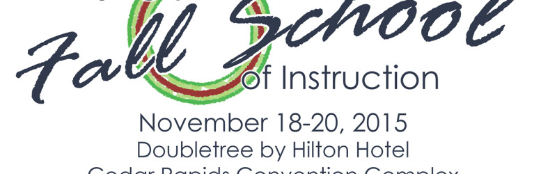 Header featuring the ISAC Fall School of Instruction logo